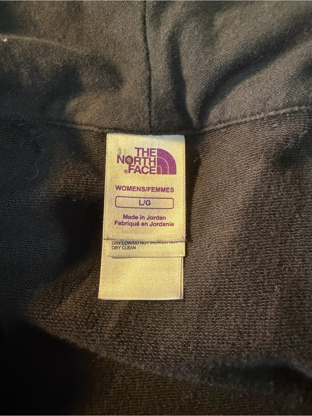 The North Face Black Fleece Open Cardigan with Embroidered Logo - Picture 3 of 4